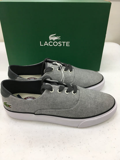 LACOSTE IMATRA CLL SPM CNV/LTH DK GRY/BLK 7-25SPM50322B6