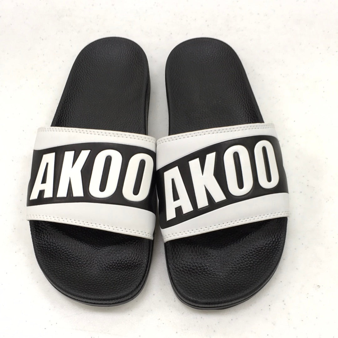 AKOO KICKERS SLIDE BLACK 711-0800