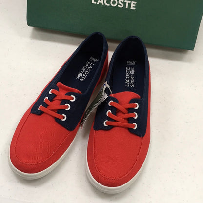 LACOSTE ZIANE BOAT SPW TXT RED/DK BLU 7-25SPW1103SW4