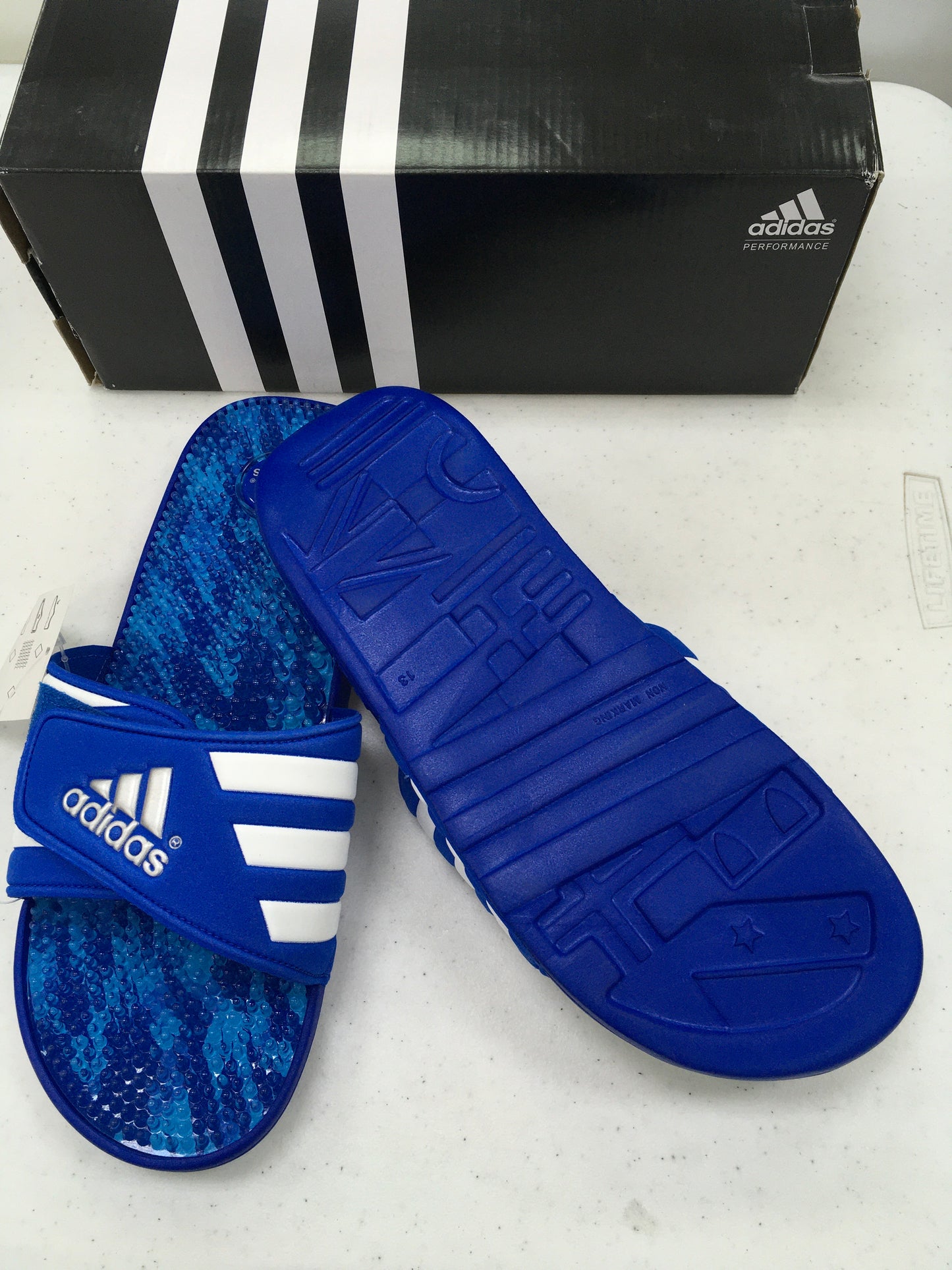 ADIDAS ADISSAGE CAMO MASSAGE SLIDES MEN'S