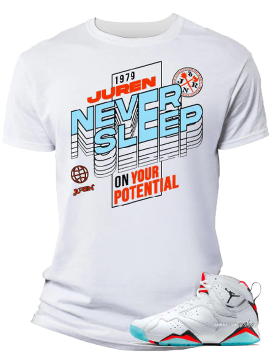 JUREN NEVERSLEEP TEE (WHITE)