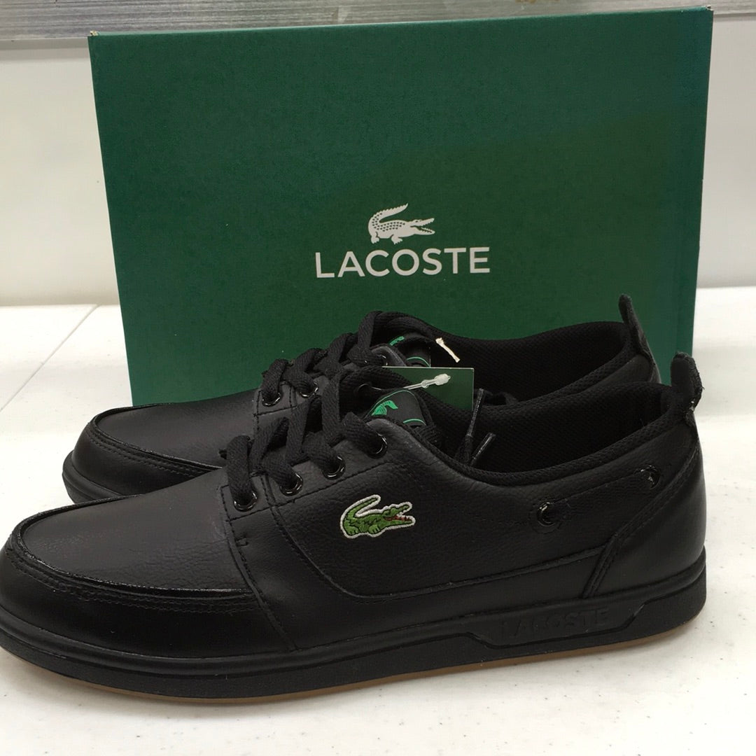 LACOSTE CARNABY EVO REI SPM LTH/SYN BLK/BLK 7-30SPM000402H