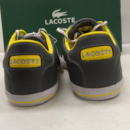 LACOSTE GRAD VULC US SPM LTH/SYN GRY/YLW 7-25SPM300671H