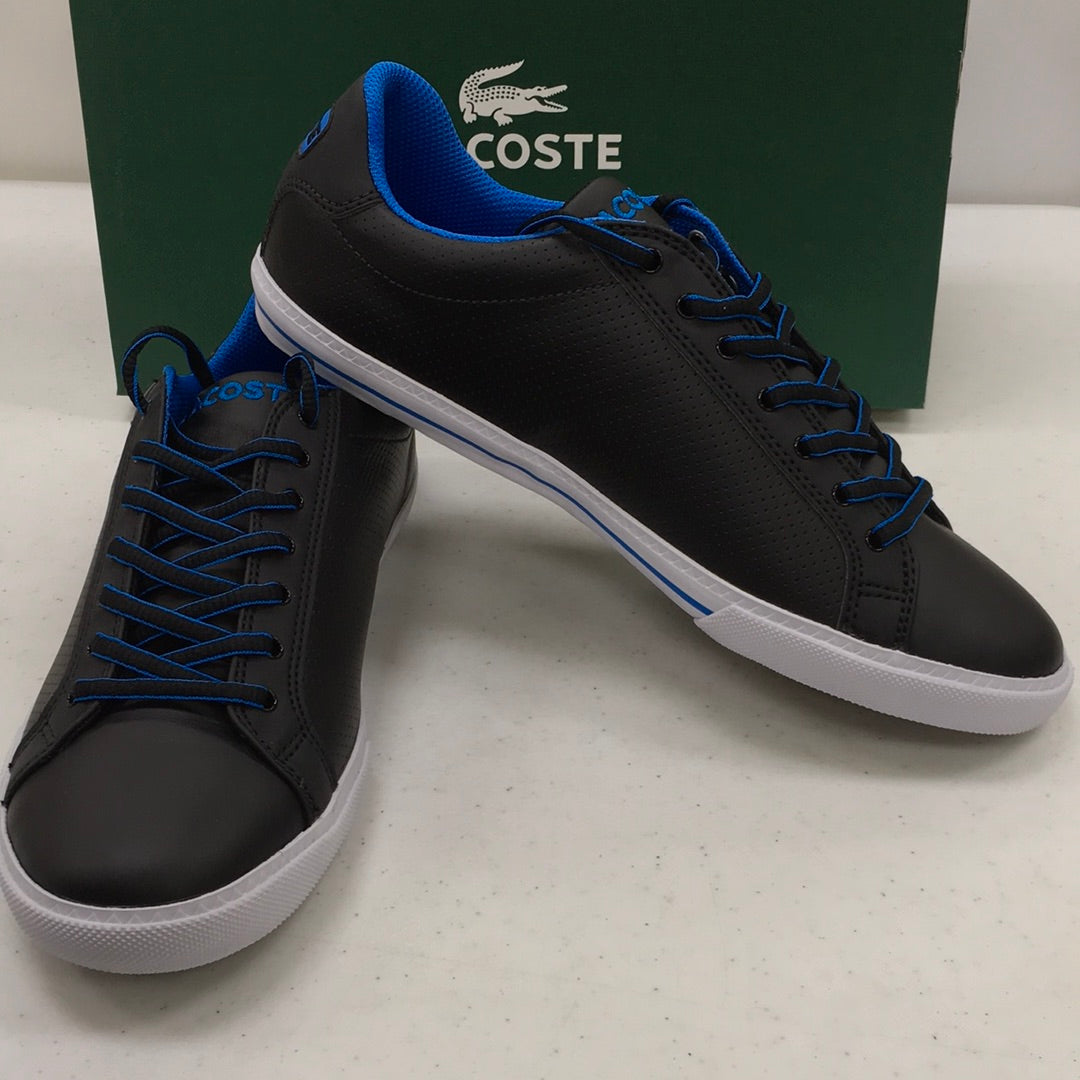 LACOSTE GRAD VULC US SPM LTH/SYN BLK/BLU 7-25SPM3006011