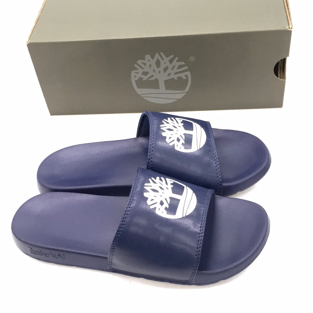 TIMBERLAND PLAYA SANDS SLIDE NAVY W WHITE MENS TB 0A24WC 019