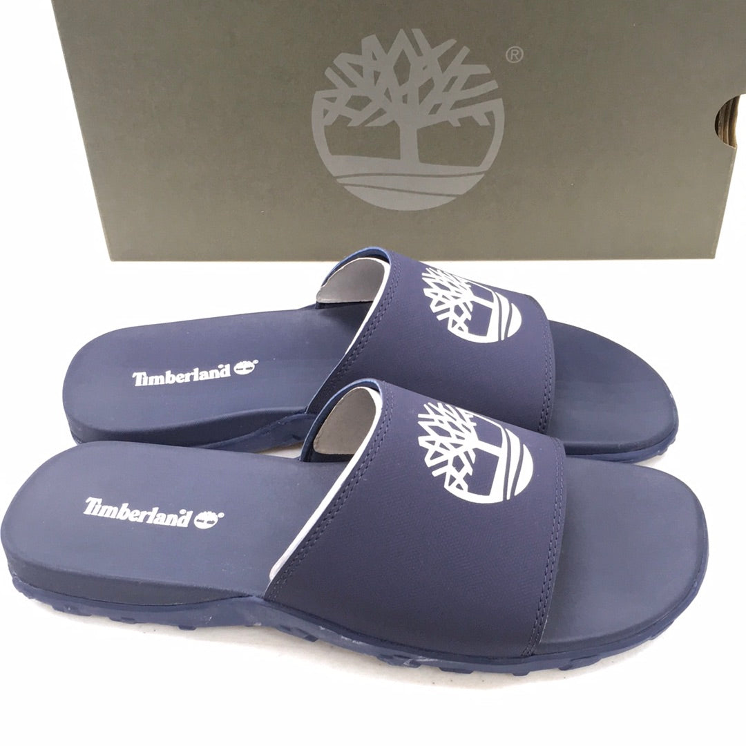 TIMBERLAND FELLS SLIDE NAVY WHITH WHITE MENS TB 0A1XAP 410