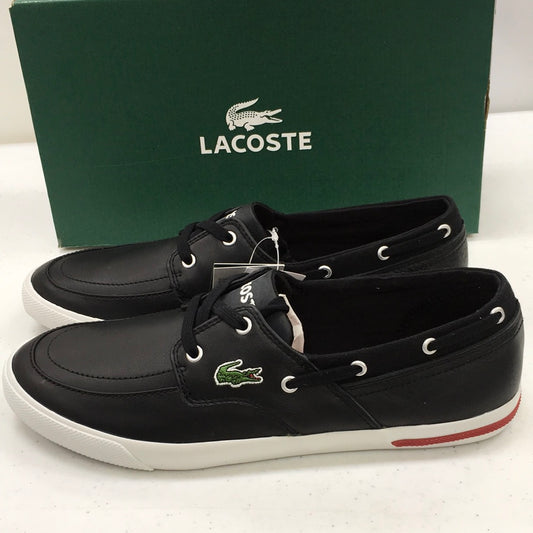 LACOSTE NEWTON BOAT CI SPM LTH BLK/WHT 7-24SPM1238312