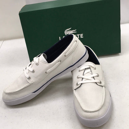 LACOSTE KEEL CLL SPM CNV WHT/DK BLU 7-25SPM5035X96