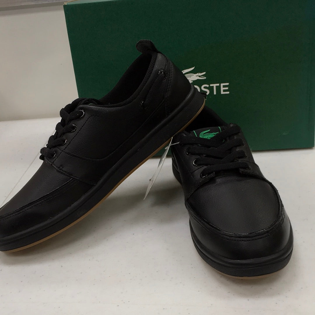 LACOSTE CARNABY EVO REI SPM LTH/SYN BLK/BLK 7-30SPM000402H