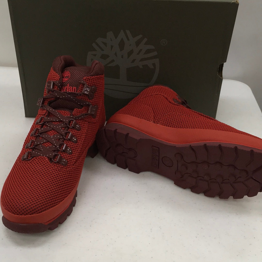 TIMBERLAND EURO HIKER MID HIKER MEDIUM RED KNIT MEN'S SHOMMES TB0A10AB 625