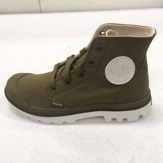 PALLADIUM 72886328 BLANC HI DK OLIVE/WHITE Grade School