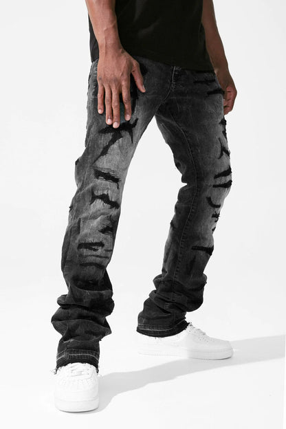 JORDAN CRAIG MARTIN STACKED - WOLVERINE DENIM (BLACK SHADOW) JTF1134