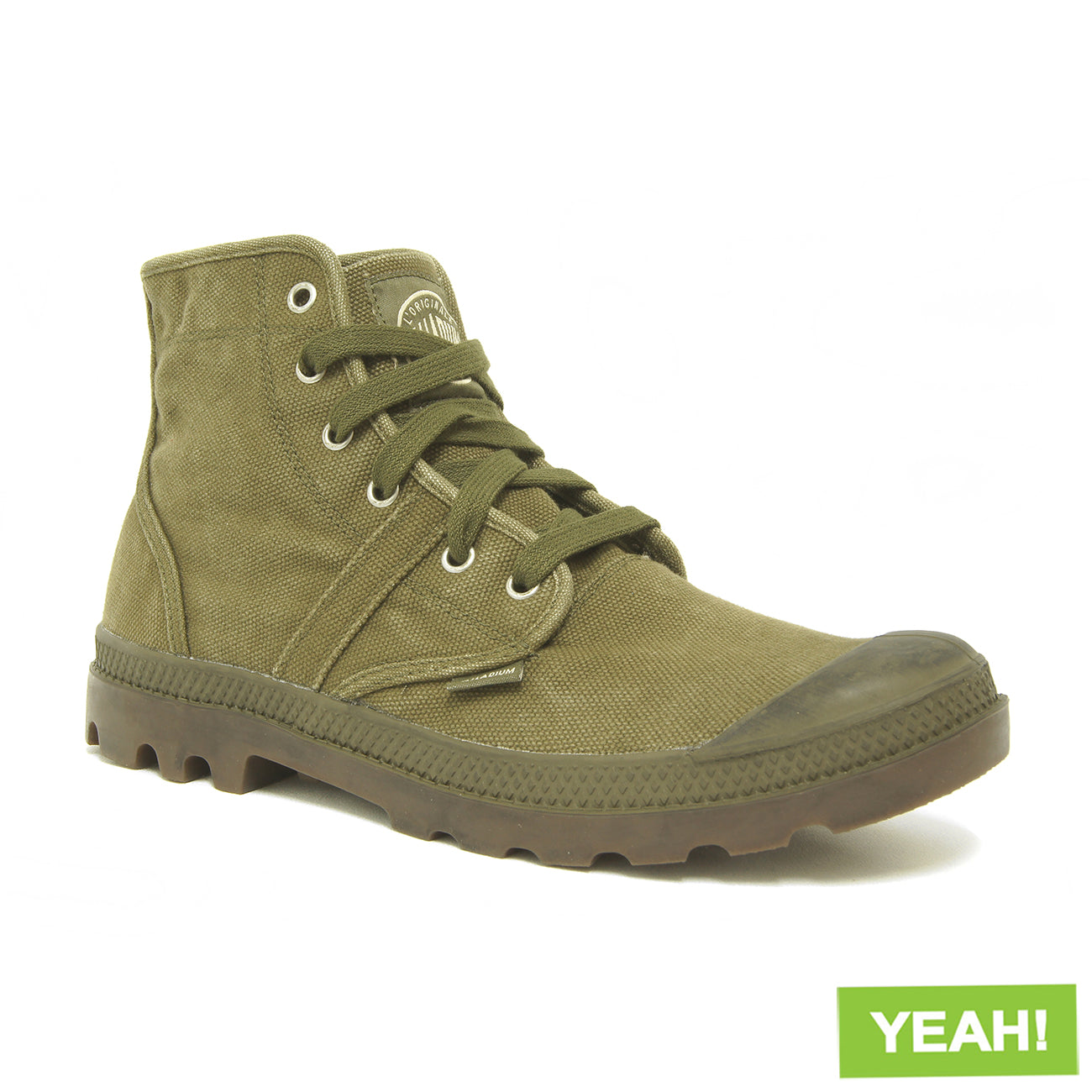 PALLADIUM PALLABROUSE DK OLIVE DK GUM 02477326M