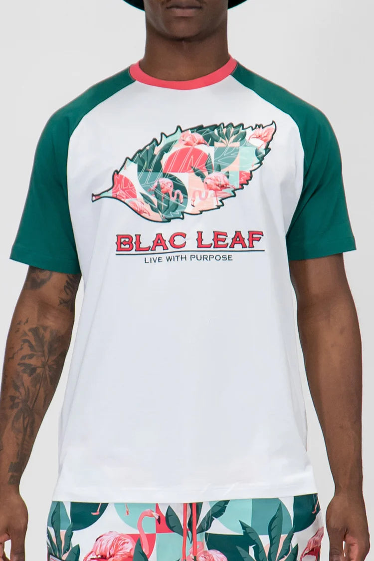 BLAC LEAF SUMMER RAGLAN SHIRT BLS123-103