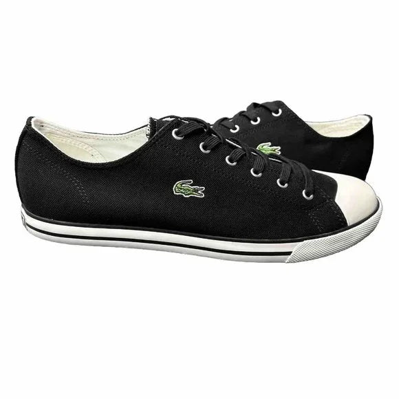 Lacoste L27 SRM  Men's  Black White Low Top Lace Up Casual Sneakers 7-20SRM 3415024