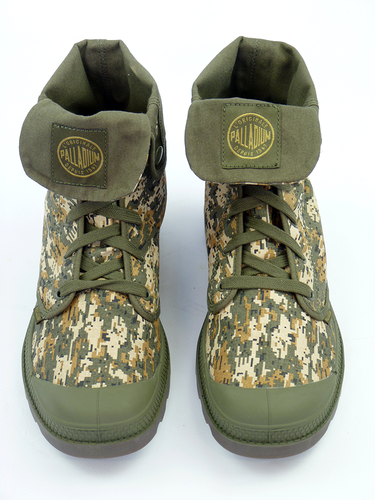 BAGGY PALLADIUM DIGI-CAMO RETRO MILITARY BOOTS 02353332