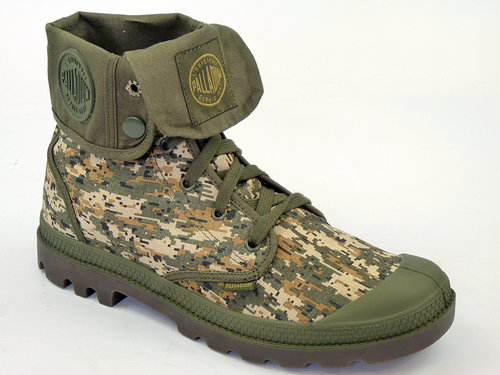 BAGGY PALLADIUM DIGI-CAMO RETRO MILITARY BOOTS 02353332