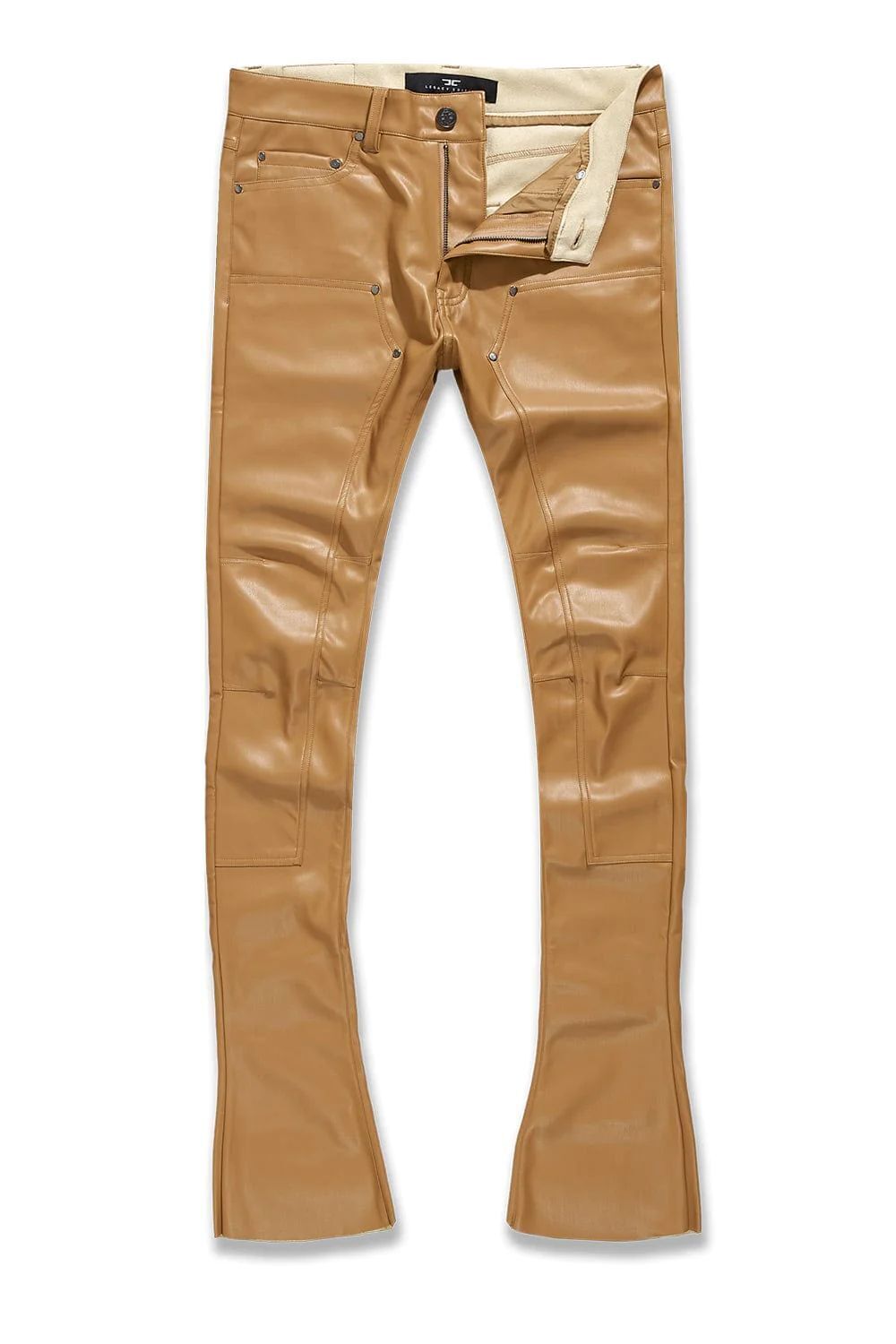 Jordan Craig PU Stacked Carpenter Men's Pants Mocha JRF1135-MOCHA