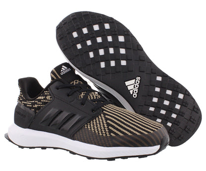 Adidas Rapidarun Knit Boys Shoes Color: Black/Tan DB0220 GRADE SCHOOL