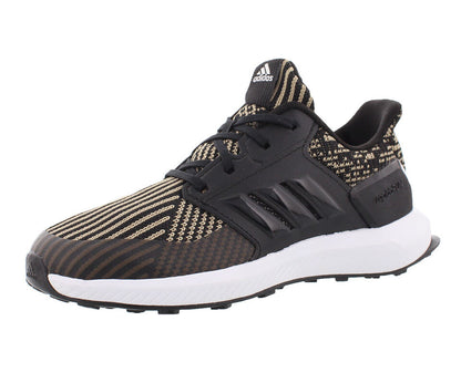 Adidas Rapidarun Knit Boys Shoes Color: Black/Tan DB0220 GRADE SCHOOL