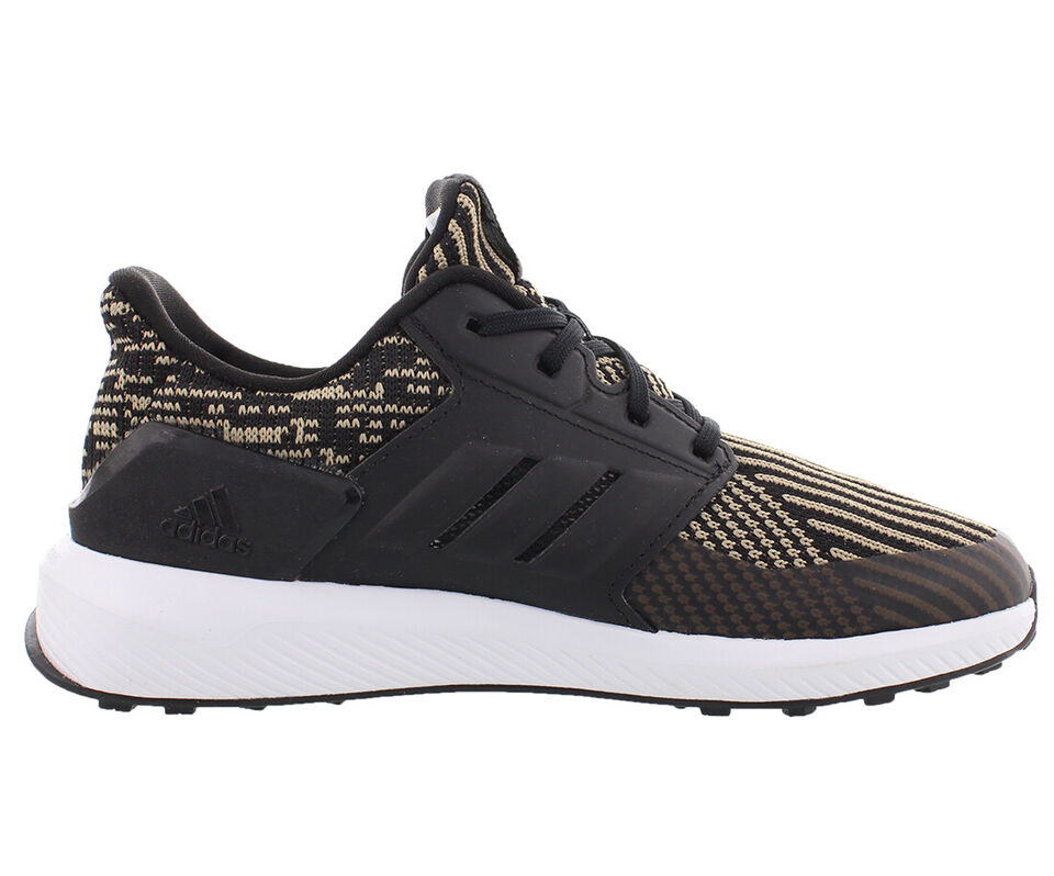 Adidas Rapidarun Knit Boys Shoes Color: Black/Tan DB0220 GRADE SCHOOL