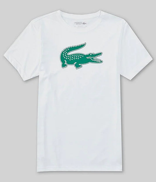 Men's Lacoste Sport 3d Print Crocodile Breathable Jersey T-shirt