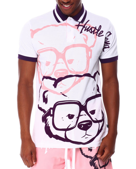 Hustle Gang Double Vision Ss Polo Shirt 221-3302