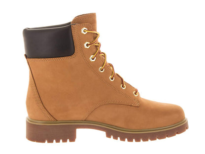 Timberland Womens Jayne 6-Inch Waterproof Wheat Nubuck Boot