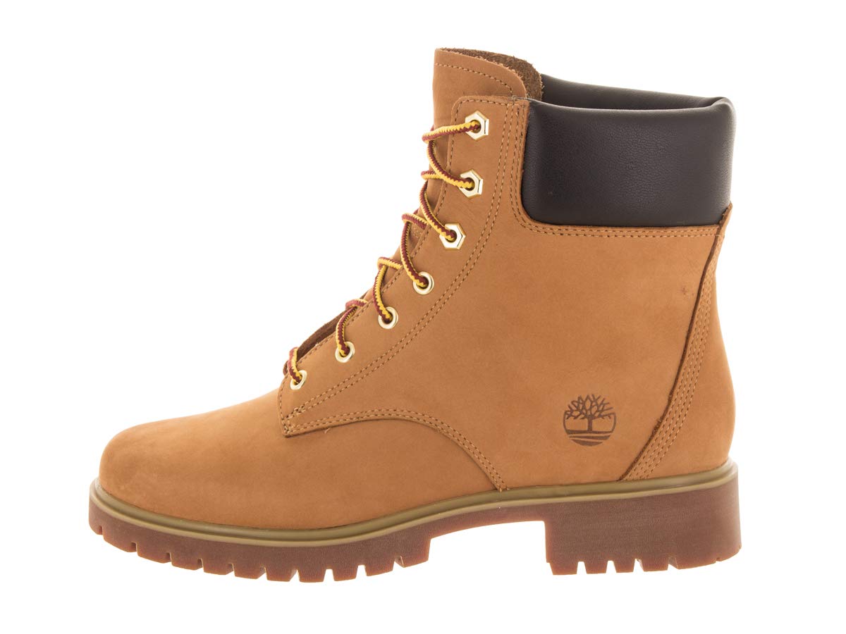 Timberland Womens Jayne 6-Inch Waterproof Wheat Nubuck Boot