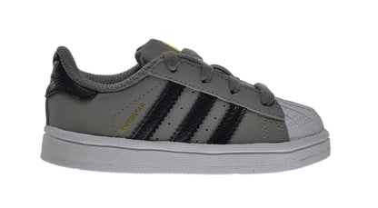 Adidas Superstar I  CHSO Grey/Collegiate Black/Running White Toddler C77911