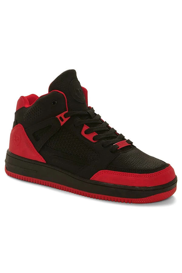 Phat Farm Midtop Sneakers 617922-02A1 Barkley WX Black/Red