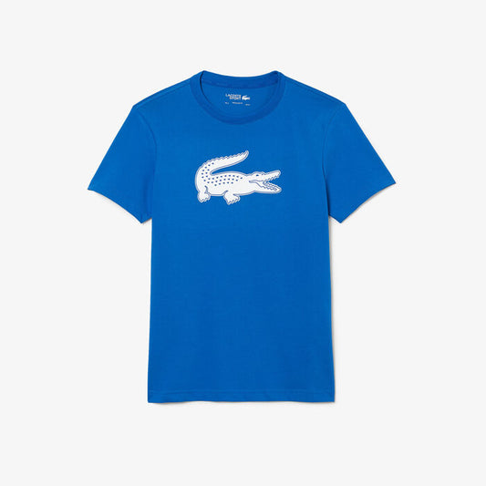 Men's Lacoste Sport 3d Print Crocodile Breathable Jersey T-shirt