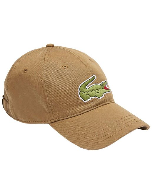 Lacoste Unisex Adjustable Organic Cotton Twill Cap